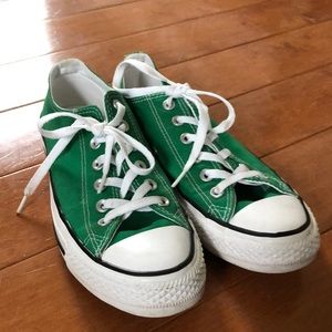 Green Low Top Converse
